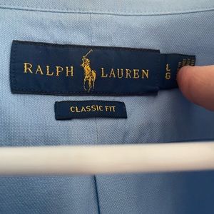 Blue Ralph Lauren Button Down